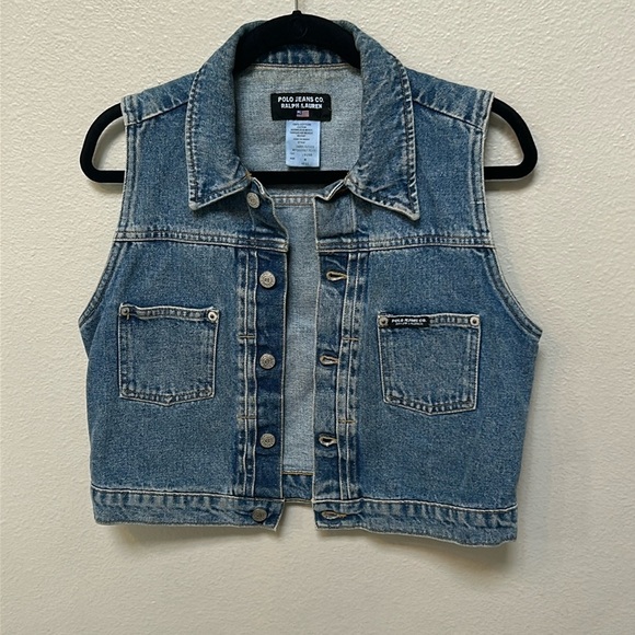 Polo Ralph Lauren Other - Polo Jeans Ralph Lauren Vintage y2kDenim Vest, men’s medium